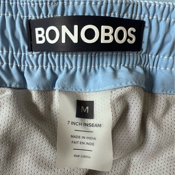 EUC Men’s Preppy Bonobos Swim Trunks Blue Stripe 7” Inseam size M - Picture 9 of 11